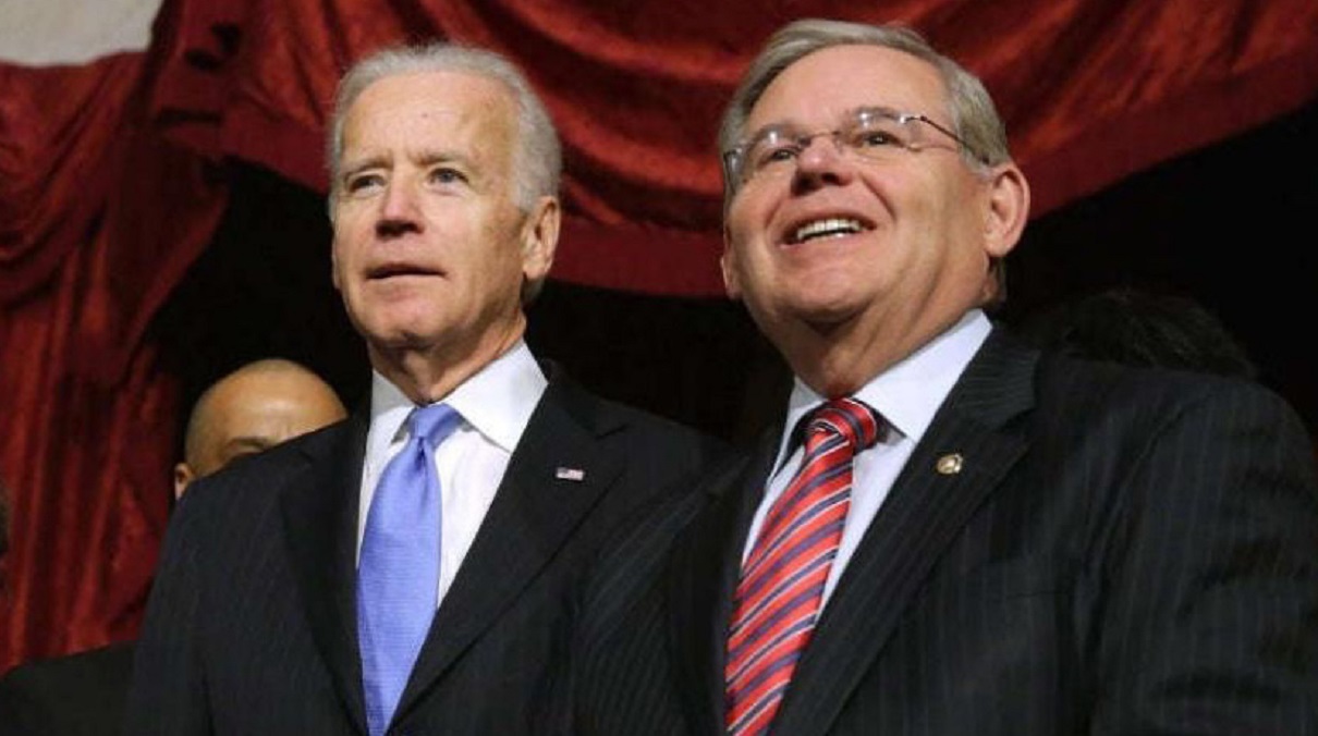 President Joe Biden and Senator Bob Menendez